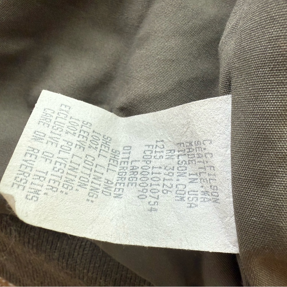 Filson men’s Dark Olive Cargo jacket - Picture 3 of 6